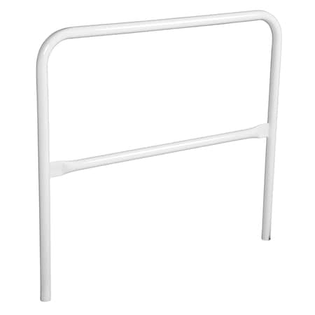 Vestil STEEL PIPE SAFETY RAILING 48 IN LENGTH WHITE VDKR-4-WT